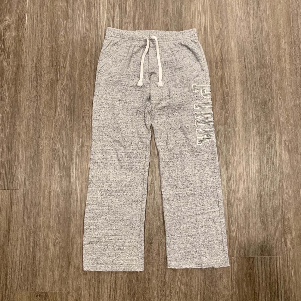 Victoria’s Secret PINK Gray Raw Cut Sweatpant